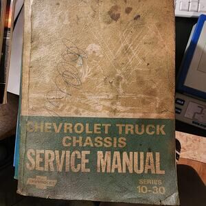 1971 Chevrolet Truck Series 40-60 Chassis Service Manual Supplement Original